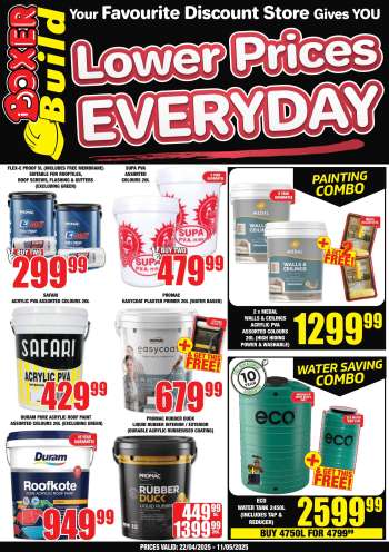 Boxer catalogue  - 22/04/2025 - 11/05/2025.