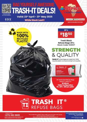 Africa Cash & Carry catalogue  - 23/04/2025 - 31/05/2025.