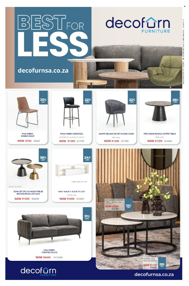 Decofurn Furniture specials. Page 1