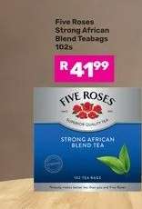 Five Roses Strong African Blend Teabags-102s Pack