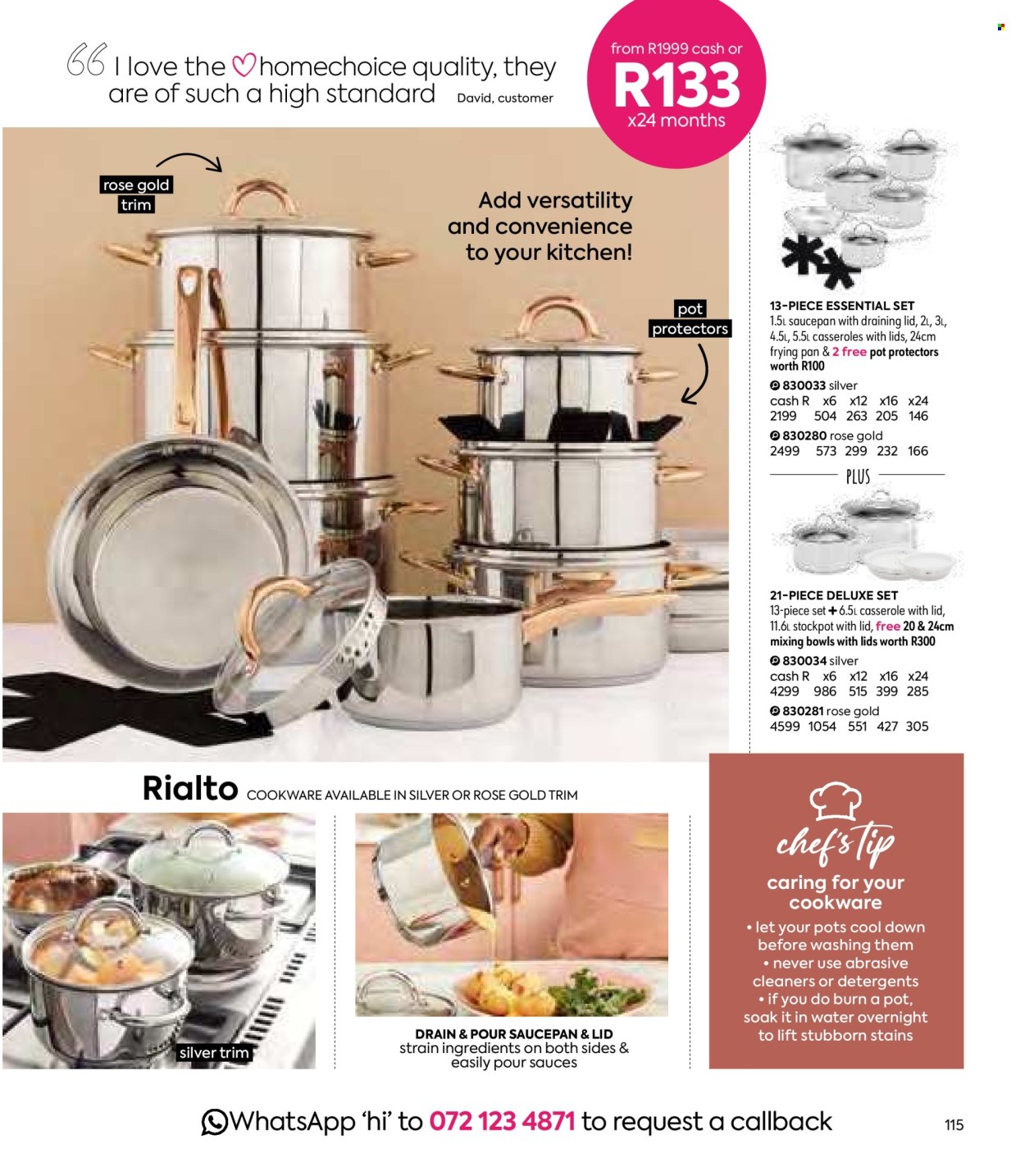 HomeChoice specials - 24/04/2025 - 26/06/2025. Page 1