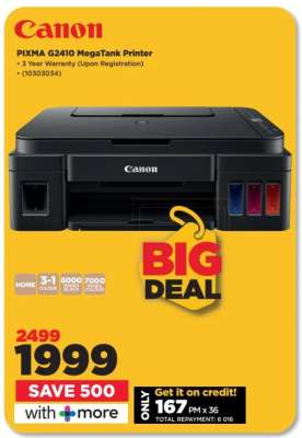 Canon PIXMA G2410 MegaTank Printer