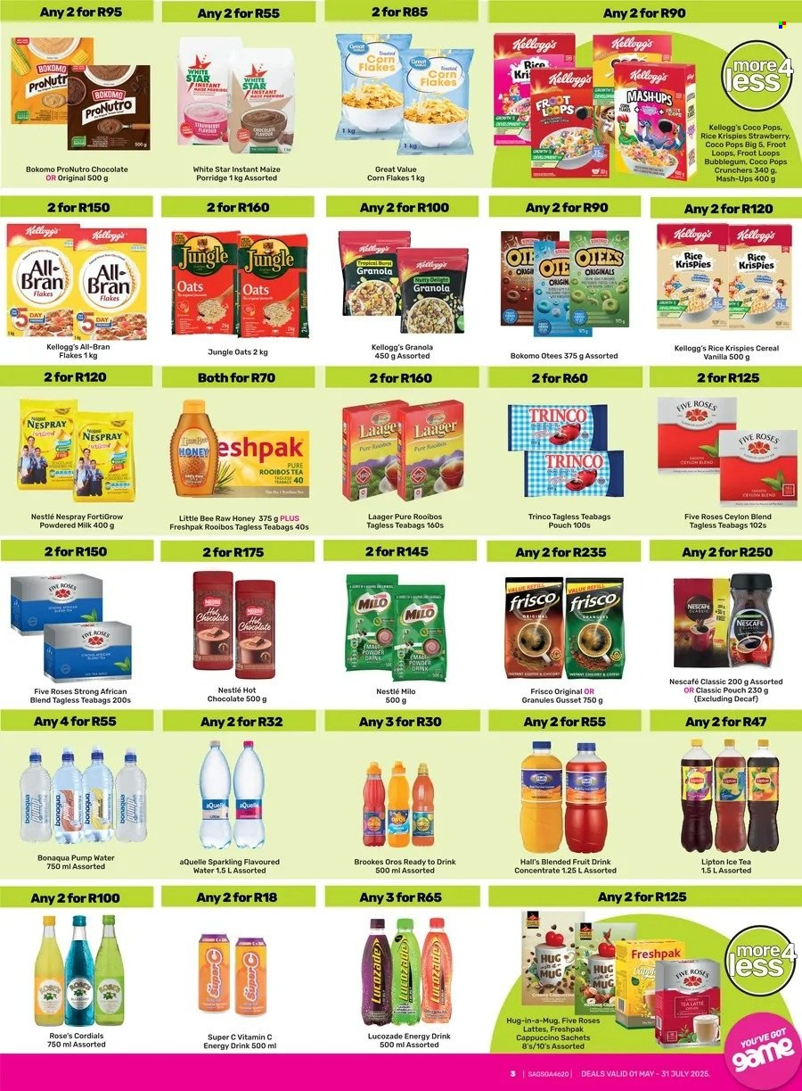 Game specials - 01/05/2025 - 31/07/2025. Page 1