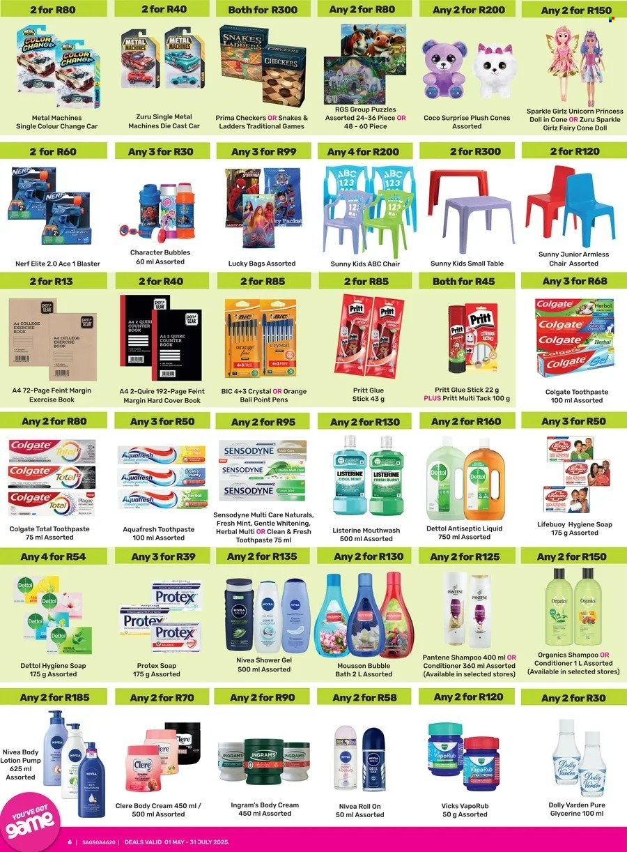 Game specials - 01/05/2025 - 31/07/2025. Page 1