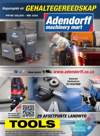 Adendorff Machinery Mart catalogue  - 01/05/2025 - 31/05/2025.