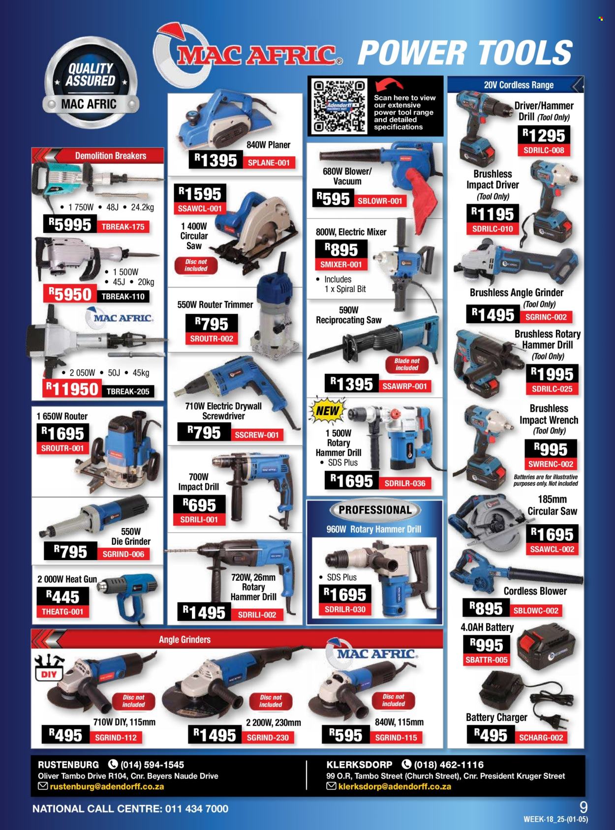 Adendorff Machinery Mart specials - 01/05/2025 - 31/05/2025. Page 1