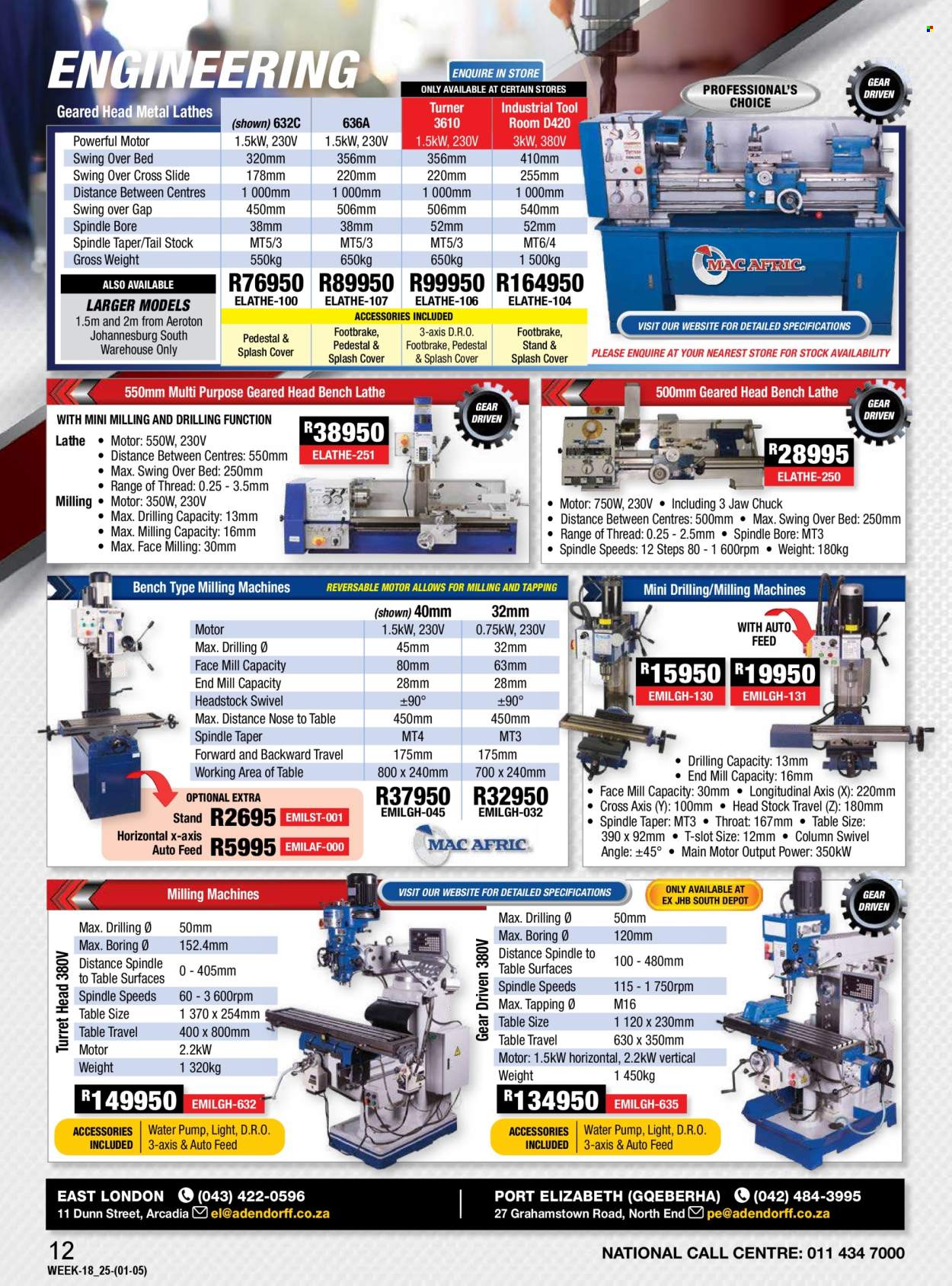 Adendorff Machinery Mart specials - 01/05/2025 - 31/05/2025. Page 1
