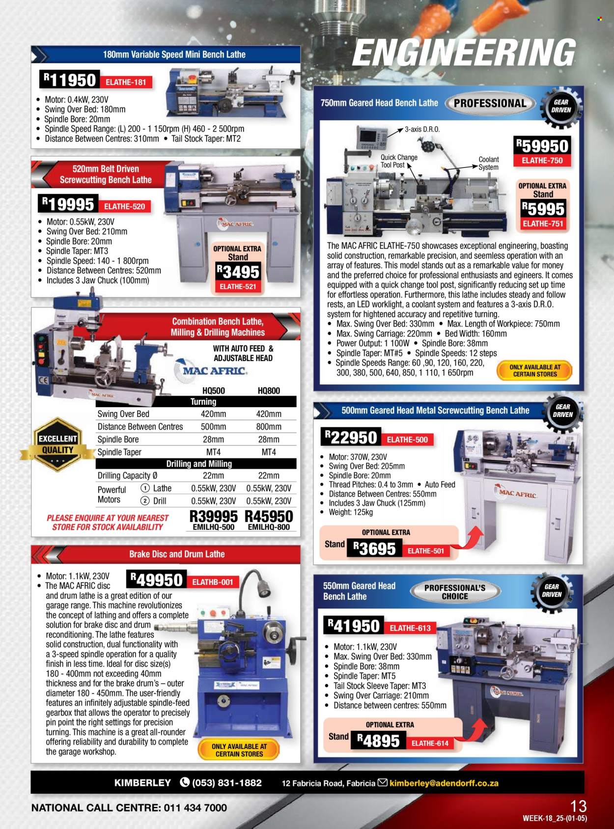 Adendorff Machinery Mart specials - 01/05/2025 - 31/05/2025. Page 1