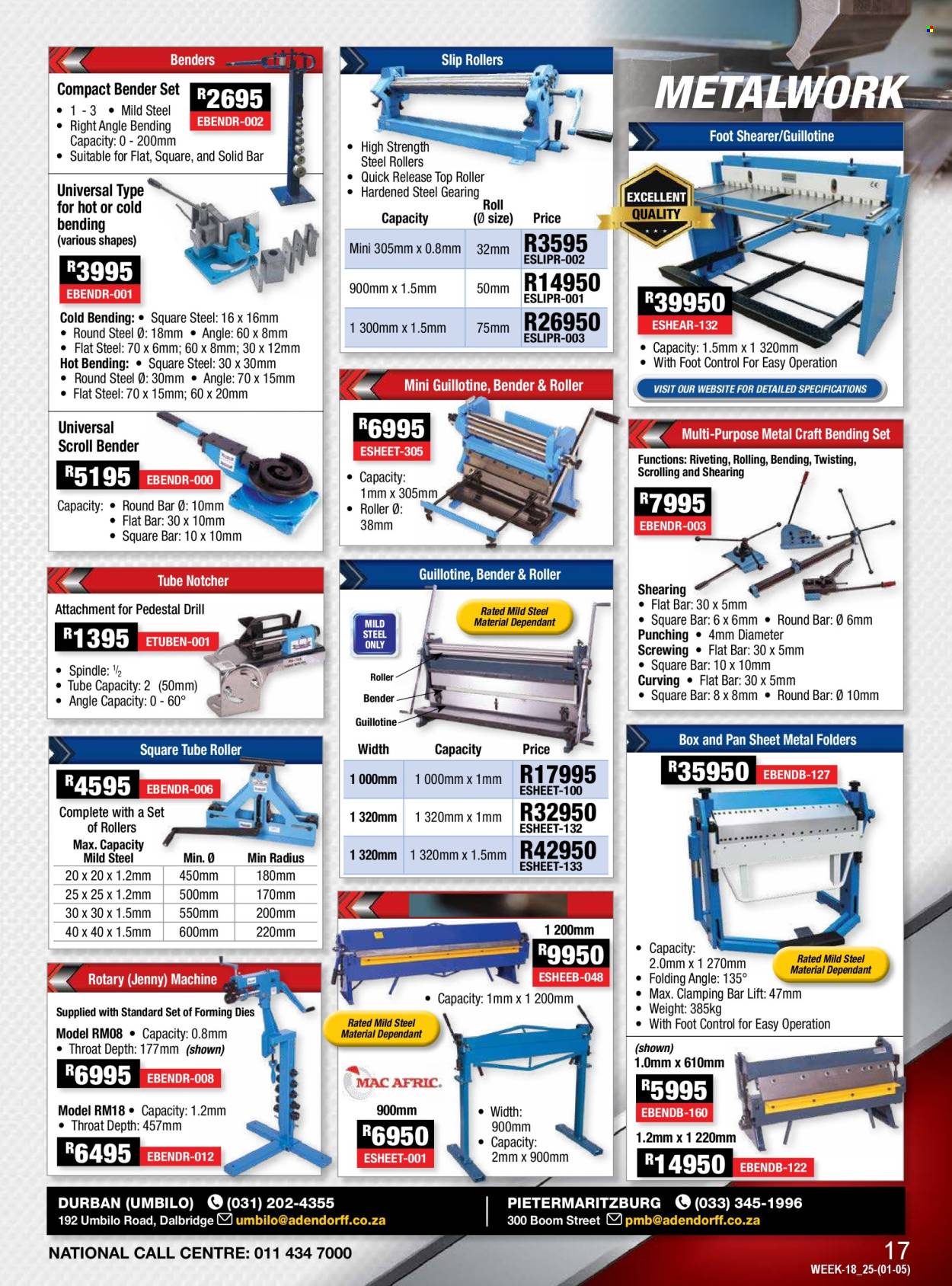 Adendorff Machinery Mart specials - 01/05/2025 - 31/05/2025. Page 1