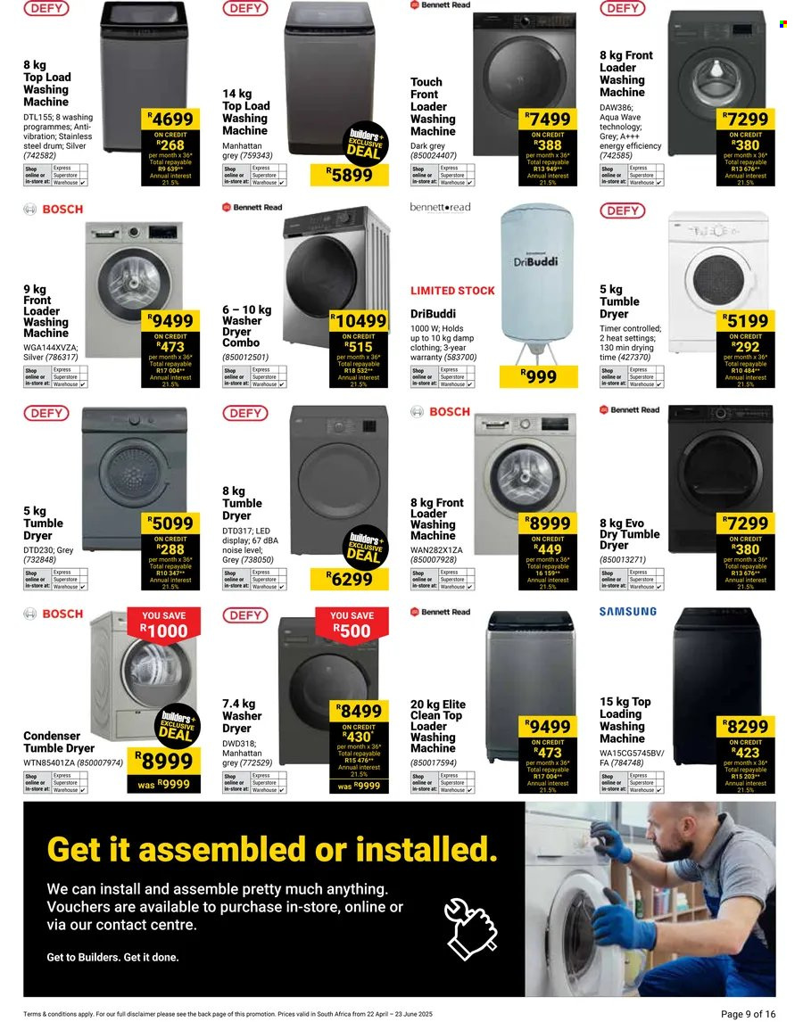 Builders specials - 22/04/2025 - 23/06/2025. Page 1