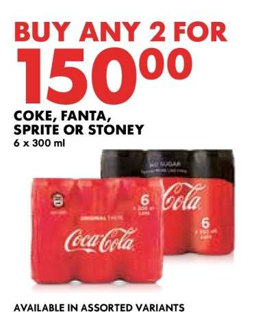 COKE, FANTA, SPRITE or STONEY