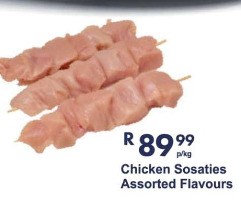 Chicken Sosaties Assorted Flavours