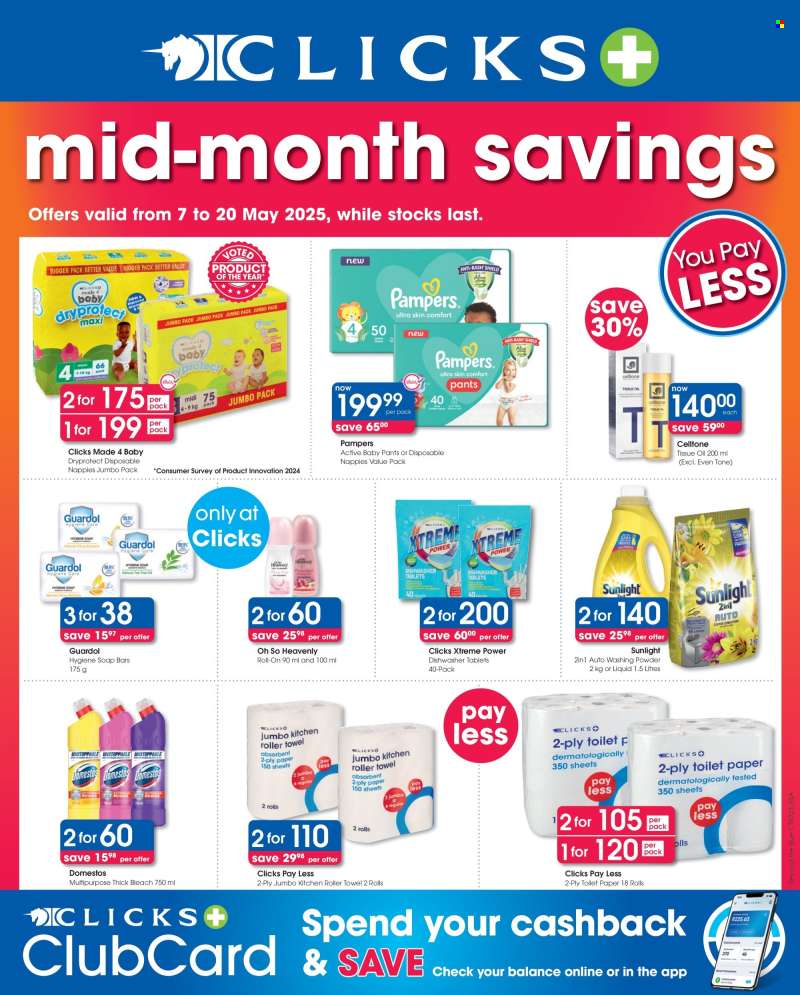 Clicks catalogue  - 07/05/2025 - 20/05/2025.