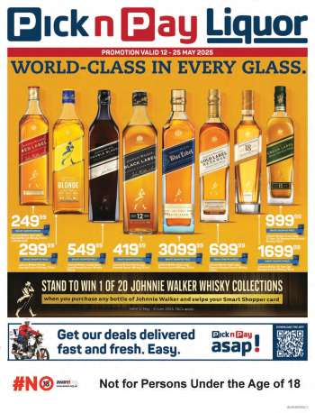 Pick n Pay Liquor catalogue  - 12/05/2025 - 25/05/2025.