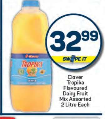 Clover Tropika Flavoured Dairy Fruit Mix Assorted