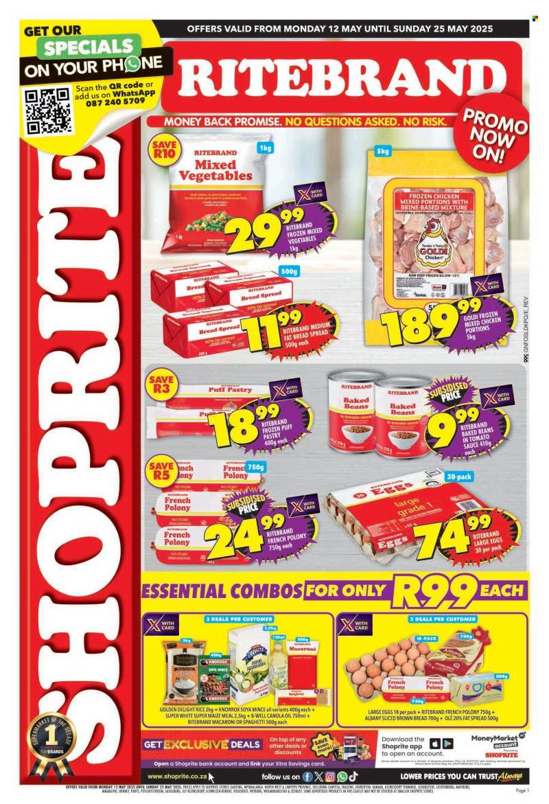 Shoprite catalogue  - 12/05/2025 - 25/05/2025.