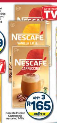 Nescafé Instant Cappuccino Assorted 7-10s