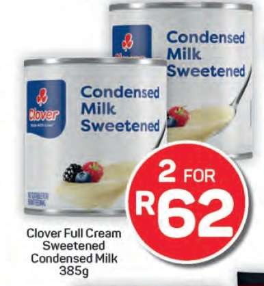 Clover Full Cream Sweetened Condensed Milk