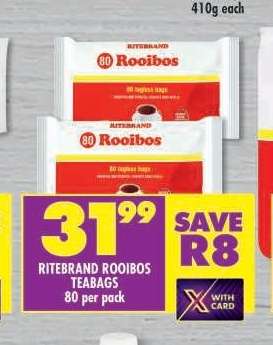 Ritebrand Rooibos Teabags