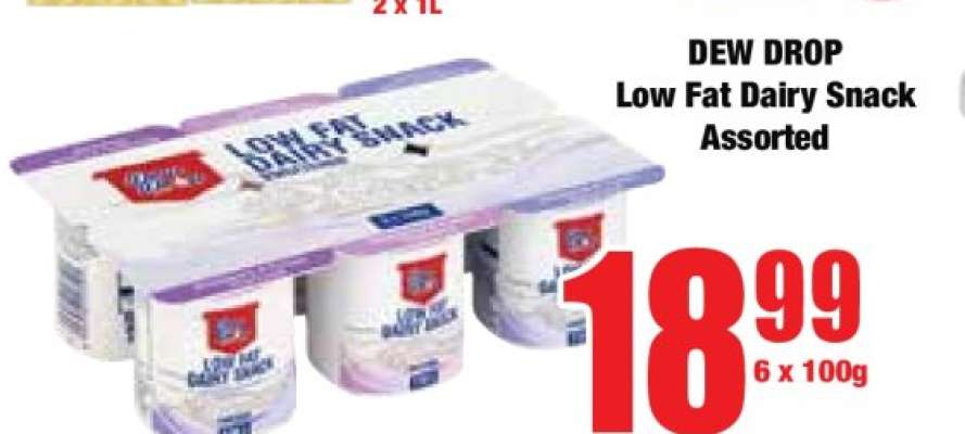 DEW DROP Low Fat Dairy Snack Assorted