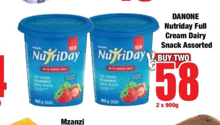 DANONE Nutriday Full Cream Dairy Snack Assorted