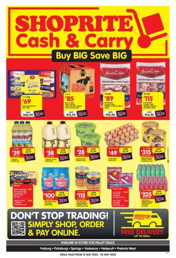 Shoprite catalogue  - 12/05/2025 - 25/05/2025.