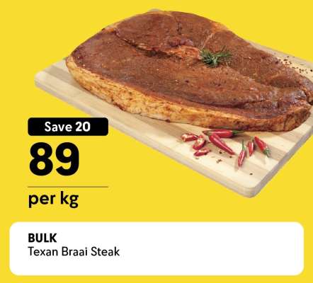 BULK Texan Braai Steak