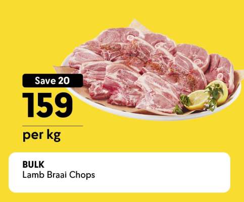 Bulk Lamb Braai Chops