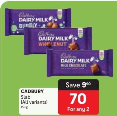 CADBURY Slab (All variants)