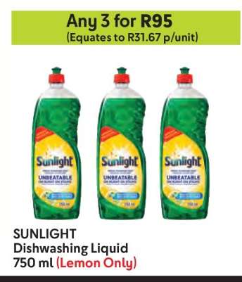 Sunlight Dishwashing Liquid