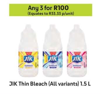 JIK Thin Bleach (All variants)