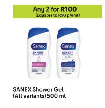 SANEX Shower Gel (All variants) 500 ml