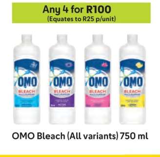 OMO Bleach (All variants) 750 ml