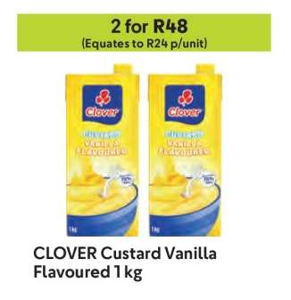CLOVER Custard Vanilla Flavoured 1 kg