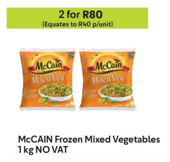McCain Frozen Mixed Vegetables