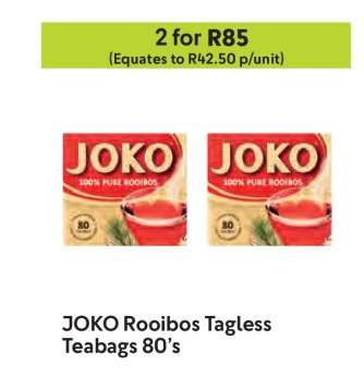 JOKO Rooibos Tagless Teabags 80's