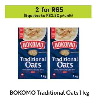 Bokomo Traditional Oats 1 kg