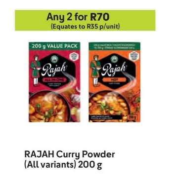 RAJAH Curry Powder (All variants) 200 g