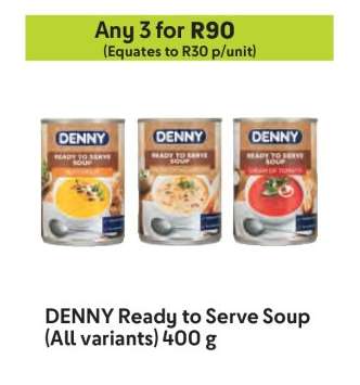 Denny Ready to Serve Soup All Variants