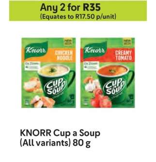 KNORR Cup a Soup (All variants) 80 g
