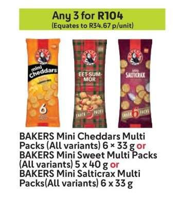 BAKERS Multi Packs