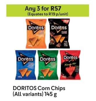 DORITOS CORN CHIPS