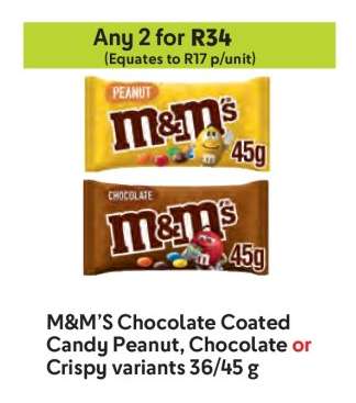 M&M’S Chocolate Coated Candy