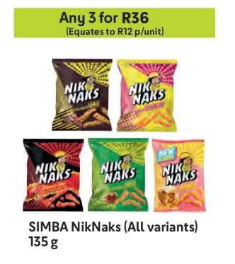 SIMBA NikNaks (All variants)