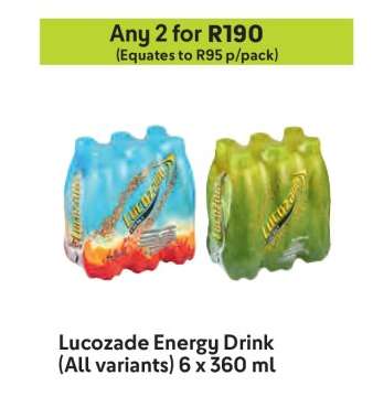 LUCOZADE ENERGY DRINK