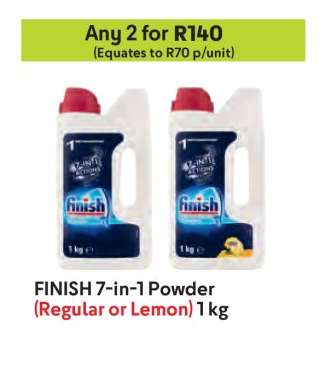 FINISH 7-in-1 Powder (Regular or Lemon)