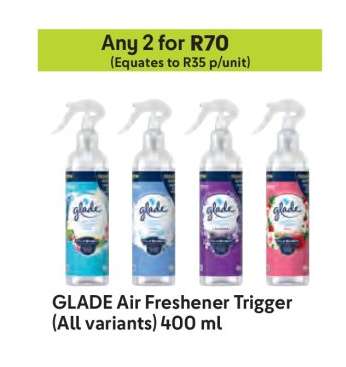 GLADE Air Freshener Trigger (All variants) 400 ml
