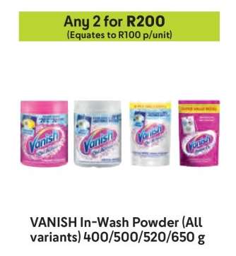 VANISH In-Wash Powder