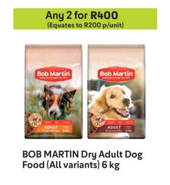 BOB MARTIN Dry Adult Dog Food (All variants) 6 kg