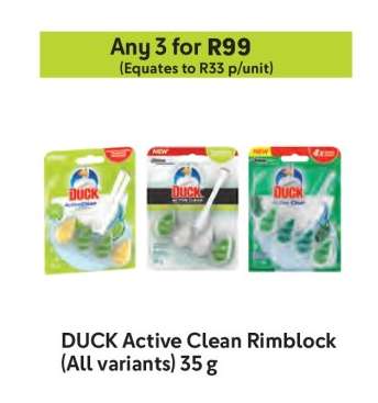 DUCK Active Clean Rimblock (All variants) 35 g